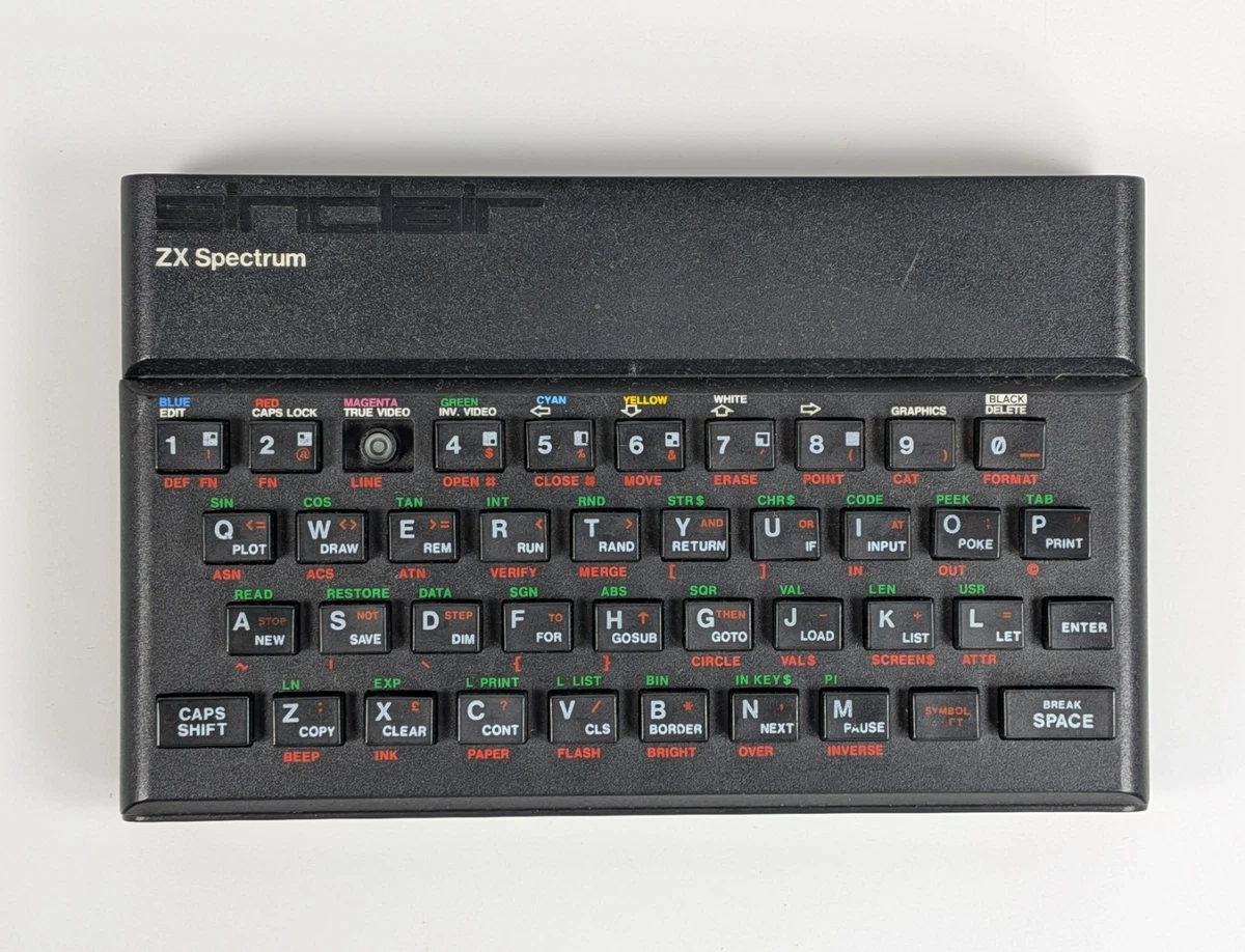 Sinclair ZX Spectrum 128k +2A - Boîtier Gris - Testé, Fonctionnel - Vintage
