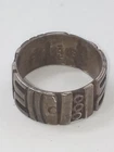 Vintage Made In Mexico Sterling Silver .925 Ring 8.8 Grams Size 10