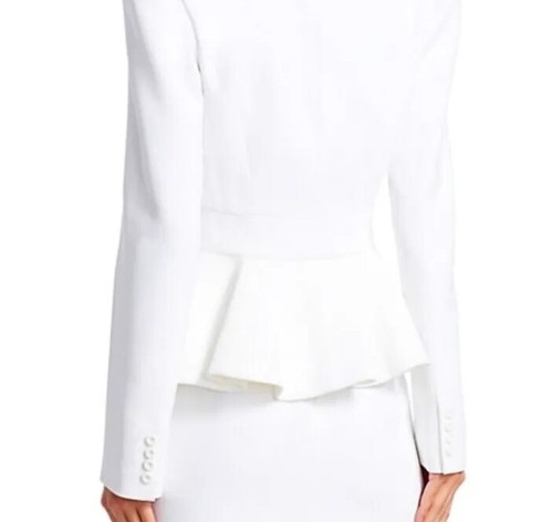 Front Pockets Peplum Back Blazer Size 