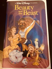 Walt Disney Beauty and The Beast VHS Clamshell Box Black Diamond Collection