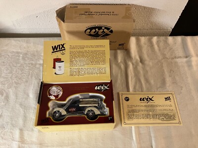 1999 First Gear 1:34 Scale Diecast Wix Filters 1939 Chevy Canopy Panel