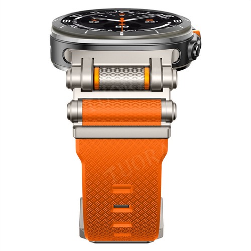 Silikon + Metall Uhrenarmband Für Samsung Galaxy Watch Ultra 47mm Armband Ersatz - Picture 31 of 89