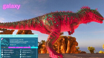 Ark Survival Ascended PVE GALAXY LVL1 FEMALE CARCH (CLONE) XBOX/PC/PS5