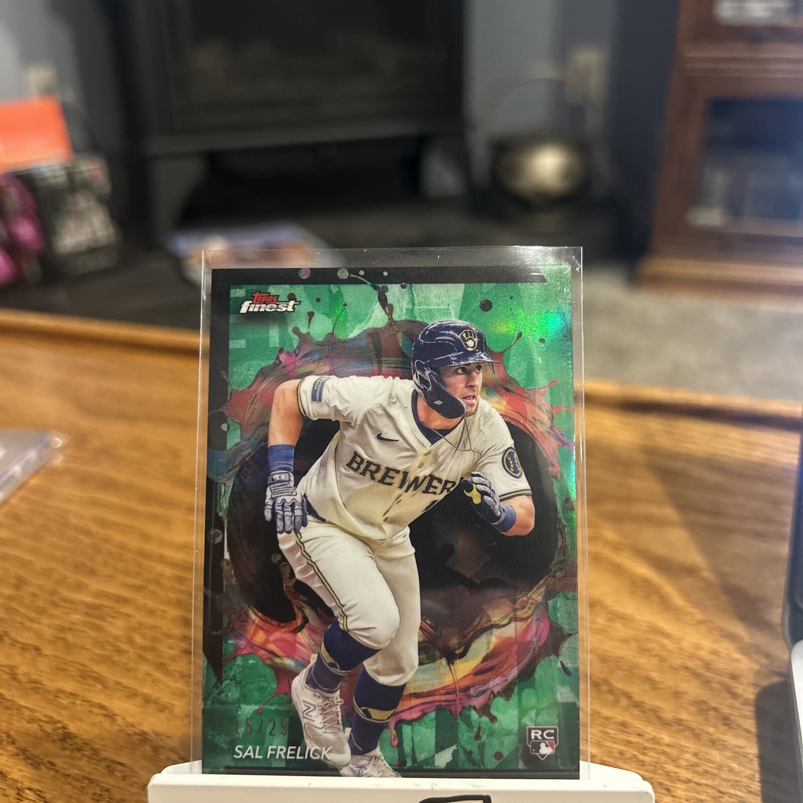 2024 Topps Finest Sal Frelick #287 Rare Green /25
