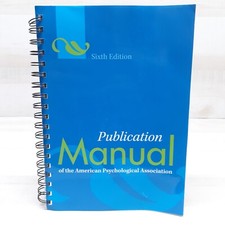 Publication Manual of the American Psychologi...