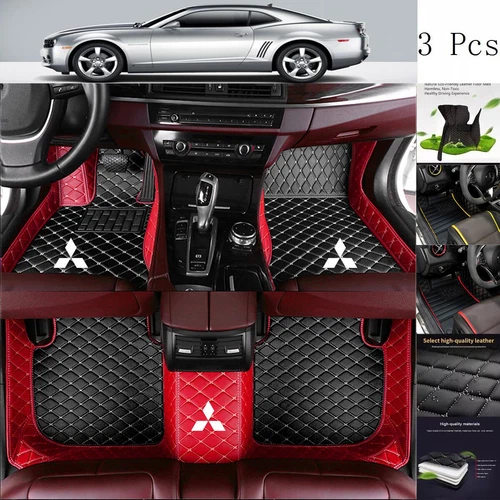 For Mitsubishi Mirage Car Floor Mats Waterproof Carpets All-weather Seasons Set - Picture 10 of 47