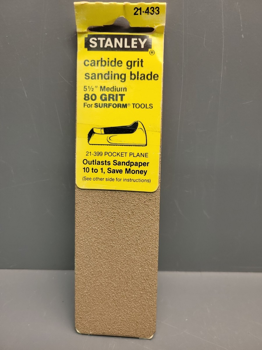 Stanley 21-433 Carbide 80 Grit 5-1/2