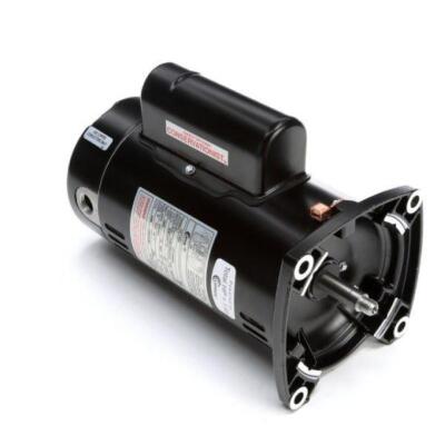 QC1102 Square Flange 1HP Full Rated 48Y Pump Motor, 115/208-230V