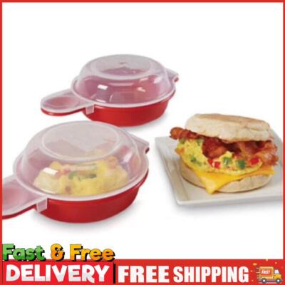2 Stück/Set Mikrowelle Käse Eier Herd 1 Minute Schnell PP Zuhause Küche Kochen Werkzeug