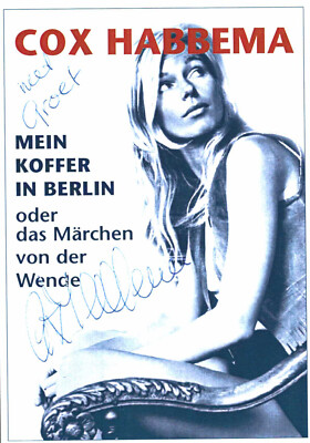 Cox Habbema   *  Original Unterschrift auf Postcard * A 171-b