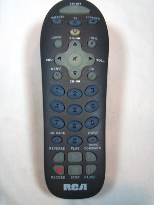 RCA Universal Remote Control Cable/Sat/TV/VCR/DVD RCR312W RCR312WV RCR312WR