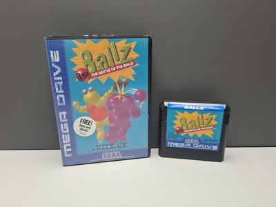 BALLZ 3D THE BATTLE OF THE BALLS SEGA MEGA DRIVE PAL OVP - NO MANUAL!