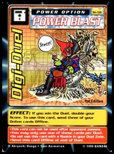 mon 1st Edition Digi-Duel Power Blast Power Option St-58 1999 NM