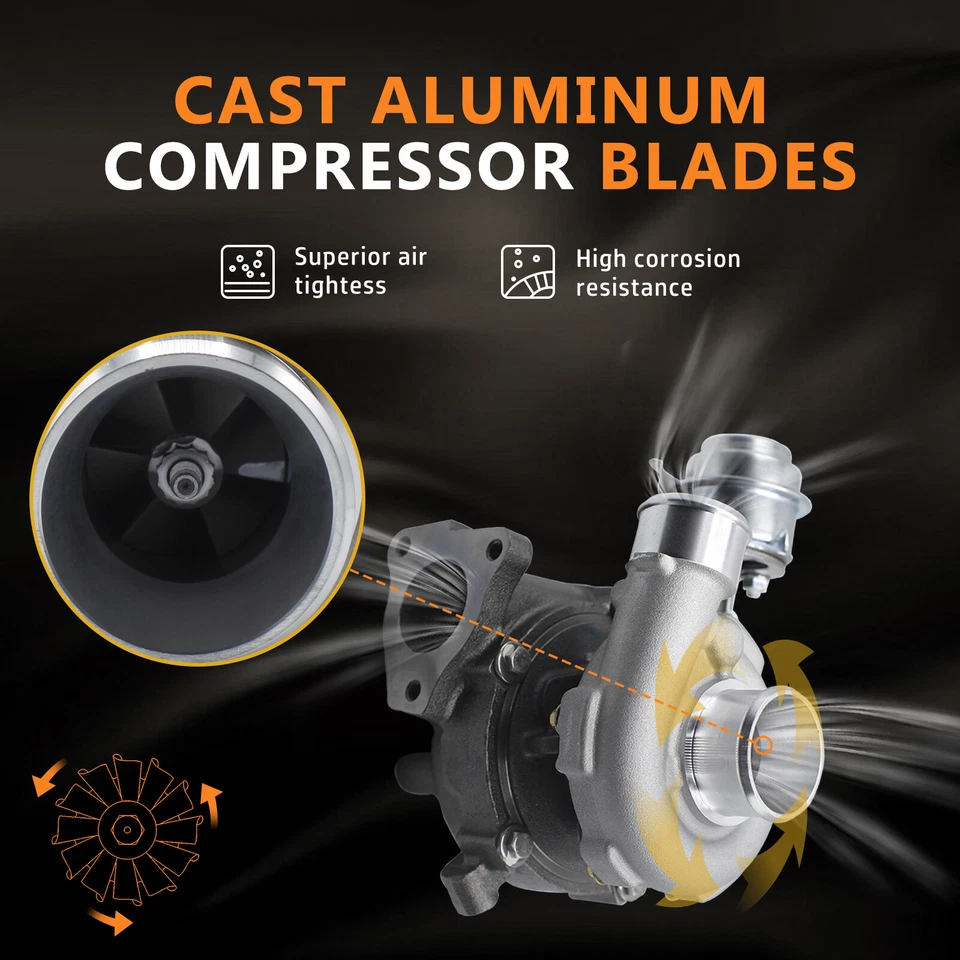 Turbolader Hyundai Matrix FC Getz TB KIA Cerato Rio II JB 1.5 CRDi 75 KW,102 PS - Bild 3 von 4