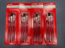 Lot of 4 x Wooster Hobby & Craft 5 Piece Brush Sets Assorted Fine Camel Hair