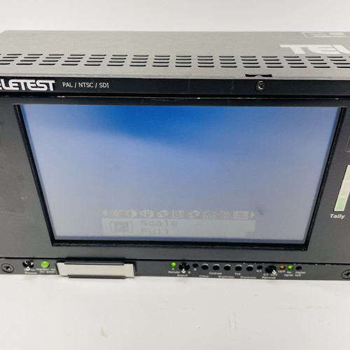 Teletest OZR2710 LCD Monitor Rack 2 x 7" 16/9 PAL / NTSC / SDI Professional AV 3 - Picture 2 of 9