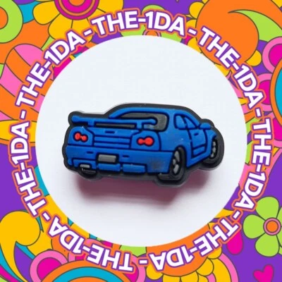 JDM - Car Drift - Charms For Crocs / Shoes - PVC - R34 SKYLINE - 3D - Cruise