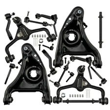 14x Front Control Arms w/Ball Joint Tierods Idler Pitman For Lincoln Town Car