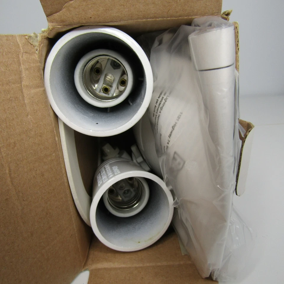 Regent White Dusk To Dawn Light Metal Floodlight With Light Sensor 120 Volts  - Image 2 of 4