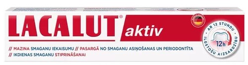 2 LACALUT AKTIV Daily Toothpaste Tubes For Bleeding Gums Made in Germany 75ml - Picture 2 of 8