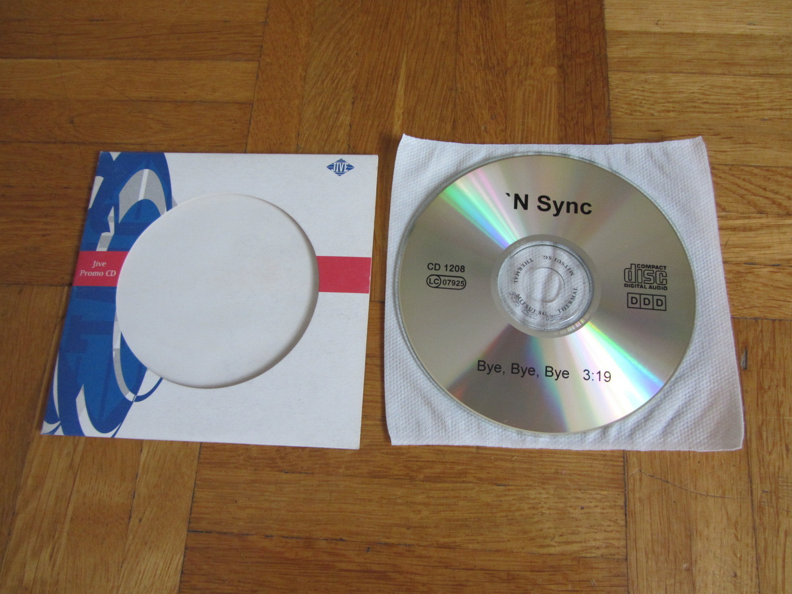 NSYNC N SYNC Bye Bye Bye RARE 2000 GERMANY collectors acetate CD single