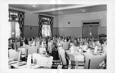 BERTHIERVILLE Quebec Canada RPPC postcard Hotel New Manoir salle amaner