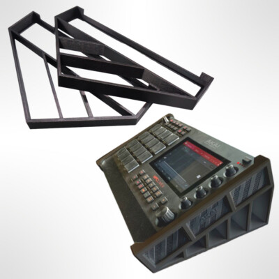 Eigener Abgewinkelt Schreibtisch Display Ständer für Akai Mpc Live 2 Studio
