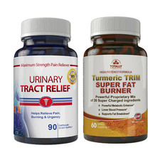 Urinary Tract Infection Pain Relief  Turmeric Curcumin Fat Burner Supplement