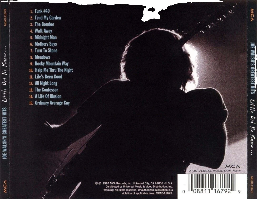 Joe Walsh Rock CDs Greatest Hits