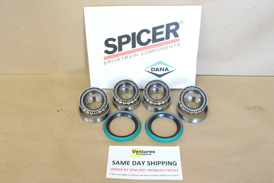 Rodamientos de rueda delantera Ford F150 F100 Bronco 4X4 Spicer o Timken 1969-86 1989-94 Foto 2 de 4