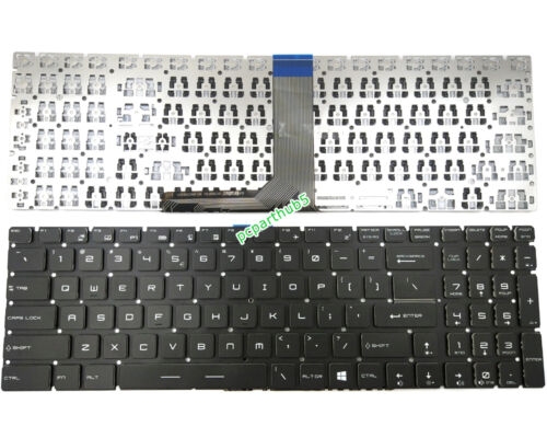New MSI Steelseries GL62 GL72 MS-1796 MS-16J5 Keyboard US No Backlit & Frame - Picture 1 of 3