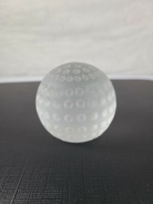 Golfball Paper Weight Opaque Glass
