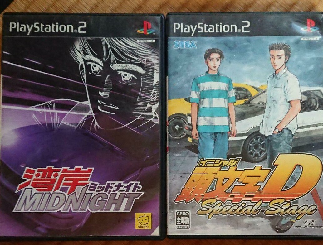 USED PlayStation 2 PS2 Initial D Special Stage + Wangan