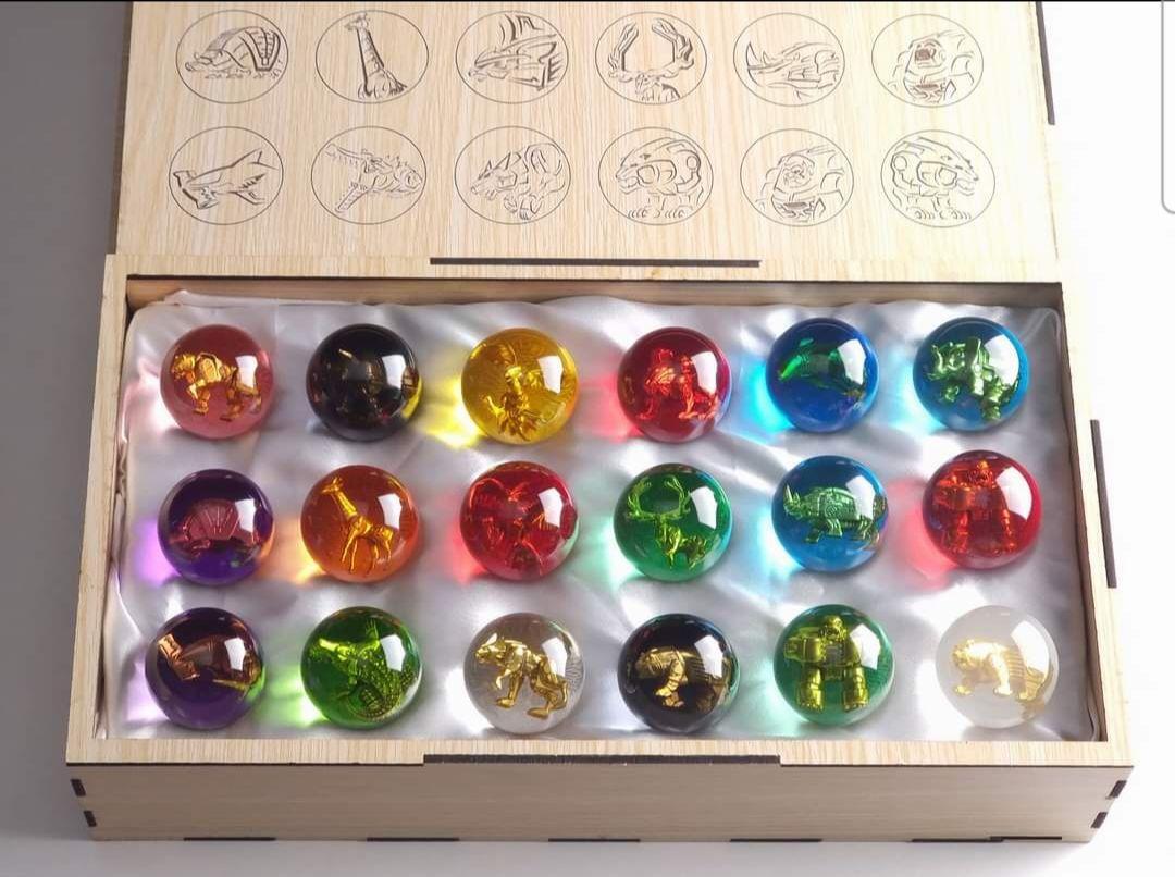 Hyakujuu Sentai Gaoranger Gao Wild Force 18 jewels original Toy ball w/BOX NEW