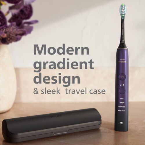 Philips Sonicare 9000 Special Edition Toothbrush HX9911/91 - Black/Purple - 第 6/8 張圖片