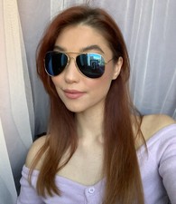 New Aviator Gold Blue Men's Women's Sunglasses