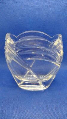 Miller Rogaska Kristall Knospen Vase, Art Deco Stil. Made In Slovenia A5m