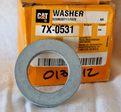 #ad #ad 7X 0531 Caterpillar 1 1 8quot; ID Steel Flat Washer CAT 7X0531 Tractor Equipment $4.50