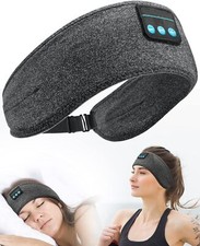 Sleep Headphones Headband Headphones for Side Sleeper Soft Elastic Comfortabl...