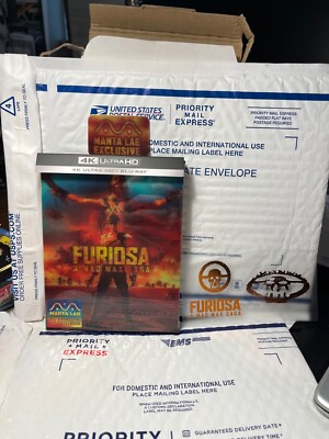 NEW FURIOSA (2) 4K UHD+BLACK N CHROME (DOUBLE LENTI A) STEELBOOK! MANTALAB ME#75