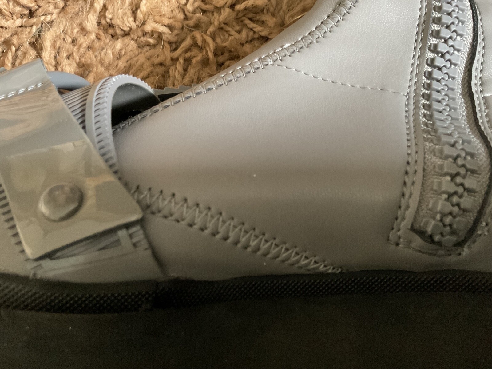 EMPORIO ARMANI BOOTS GREY UK 7 RRP £700 XA32 image 9