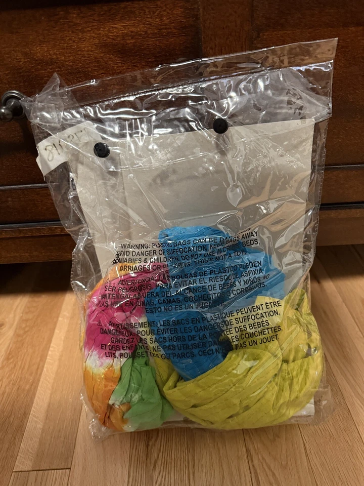 Falda Hippie 2 Piezas Gasa Multicolor Estilo Años 60 Disfraz Falda y Slip OS  Foto 2 de 3