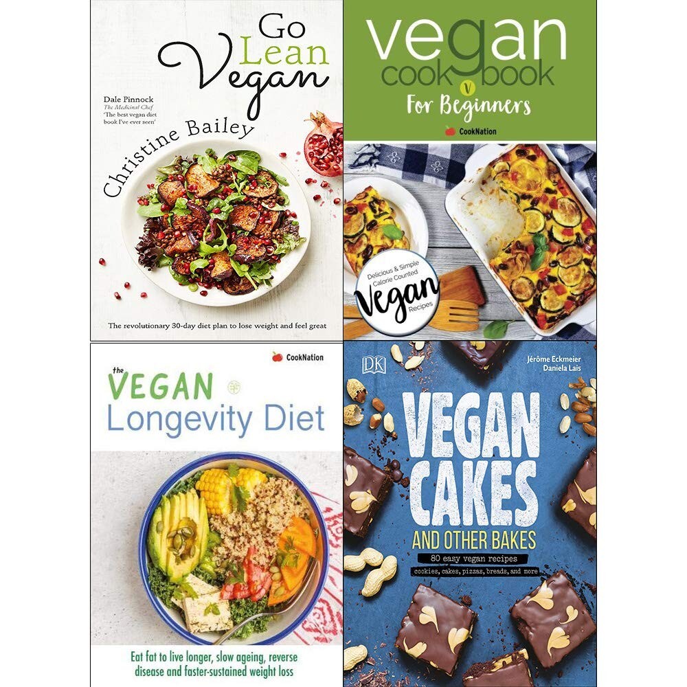 The Book Bundle Unisex Go Lean Vegan 4 Books Collection Set - Non Fiction - Mixed Format - Image 2