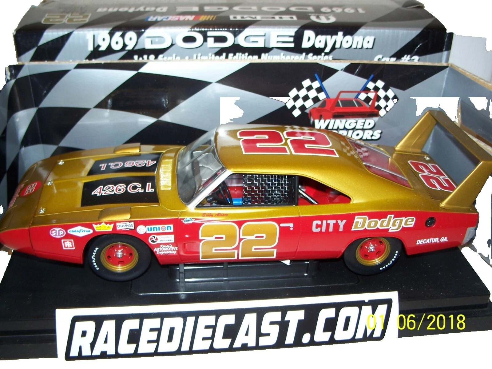 Dodge Diecast NASCAR 1:18