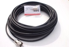 RG58 25m of High Quality mil spec with 2 x PL259 for Ham or CB radio or Scanner
