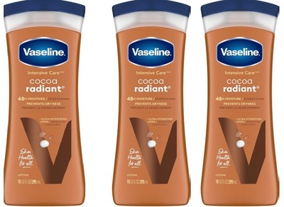 VASELINE INTENSIVE CARE COCOA RADIANT 295ml ( 3 PACK)