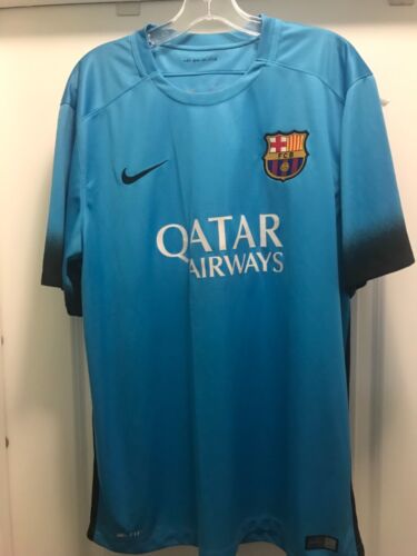 Nike FC Club Barcelona Autentic Jersey. Edition 2015. Size XL. Dri-Fit. La Liga.