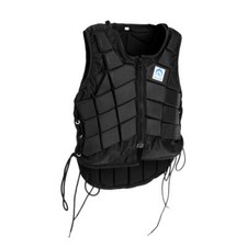 Schwarze EVA gepolsterte Sicherheit Reitsport Reiten Weste Körperschutz Schutz