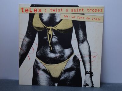 Telex:  Twist a Saint Tropez,   UK  EX+  A1/B1  PROMO  7''