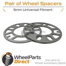 Wheel Spacers (2) 5mm Universal for Renault Super 5 84-96